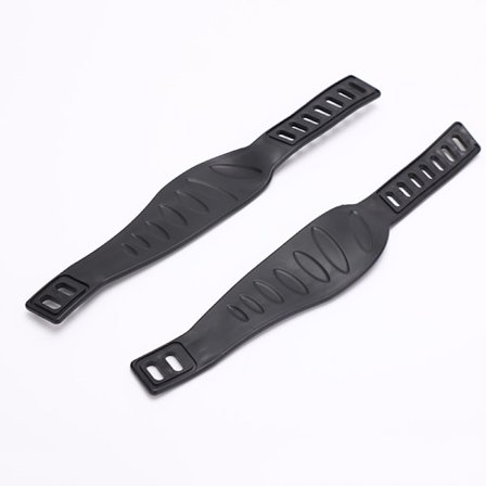 2 stk., justerbar lengde universal pedalstropp passer de fleste sykkelpedaler, trimsykler for hjem eller treningsstudio