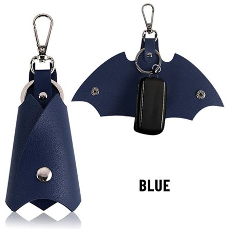 PU-nahkainen avaimenperä Nahkainen avaimenperä SININEN