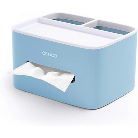 Multifunktionell Tissue Box, Fjärrkontroll- och Tissuehållare, Organizer med Tissue Box