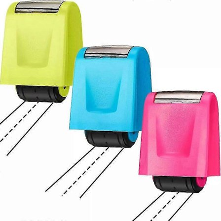 Stempelrulle til racerbaner, stempelrulle til bilbaner, øvelse af stiplede håndskriftslinjer