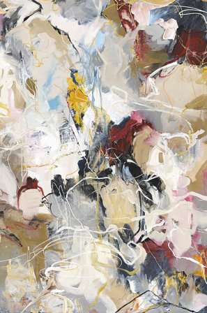 Malerifabrikken - Upgrade / Blandet maleri / 90 X 120 cm - Flerfarvet - Billeder - 90X120 - Fra Homeroom