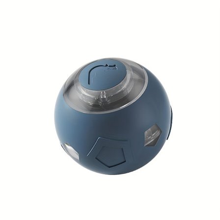 En intelligent interaktiv kattelegetøjsbold, der oplades via USB, med blinkende LED-lys, forhindringsundgåelse og et robust plastikydre [D]