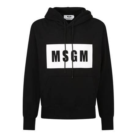 Msgm branded sweatshirt Sort, Herre Hættetrøjer