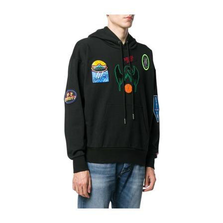 Diesel Sweatshirts & Hoodies , Zwart , Heren , Maat: L