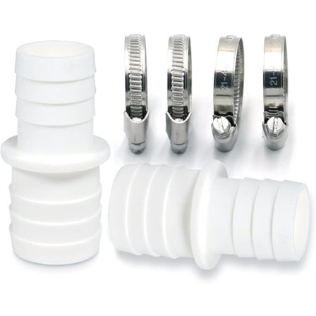Letkuliitäntäpaketti letkunkiristimillä, allasletkusovittimella, kaksoisletkun pää (2 x 32–38 mm)