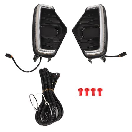 2 stk LED Dagkjørelys Blinklys Tåkelys 12V Erstatning for Nissan Navara NP300 2020‐2022