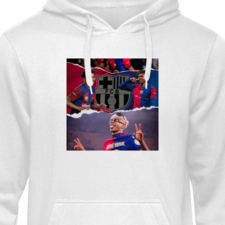 Barnehettegenser Yamal Fotballspiller Barcelona