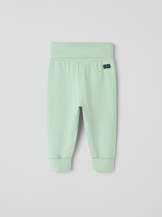 Polarn O. Pyret - Trousers fold-down cuffs - 50 - Childrenswear - green