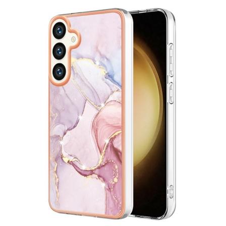 SKALO Samsung S24 Marmor TPU-skal - Motiv 2 multifärg