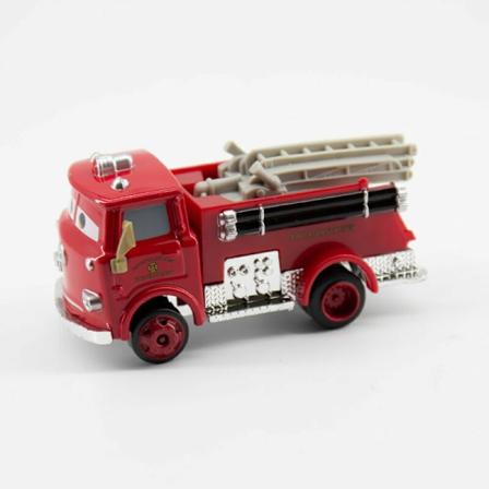 Disney Pixar Biler Lot Lightning McQueen Lastbil 1:55 Diecast Bil Dronning 2023 Ny Car1 Red Firetruck