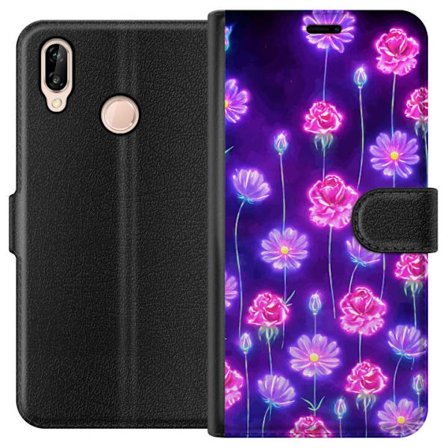 Yhteensopiva Lompakkokotelo Huawei P20 lite Bloom Reverie Electric Petals