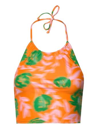 Recycled Printed Ganni Orange