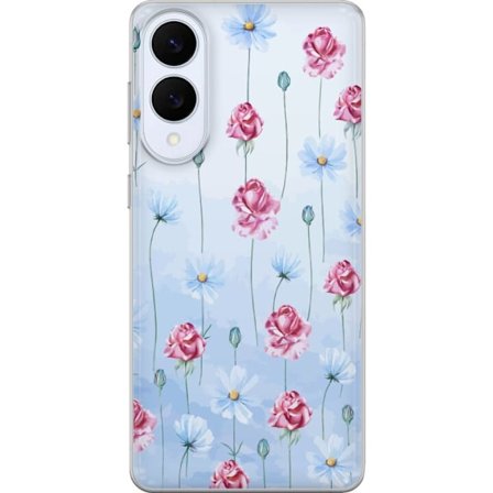 Kompatibelt Mobildeksel til Samsung Galaxy S25 Edge Petal Reverie Sky Blue