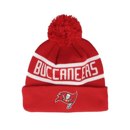 New Era - Rojo pom Beanie - Tampa Bay Buccaneers Otc NFL Jake Red Pom @ Hatstore