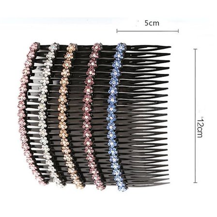 5 st Rhinestone Hårkam Klämma Klämma - Hårkammar För Dam Flickor