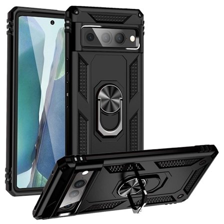 Google Pixel 7 Pro Cover Ringholder Kickstand - Sort