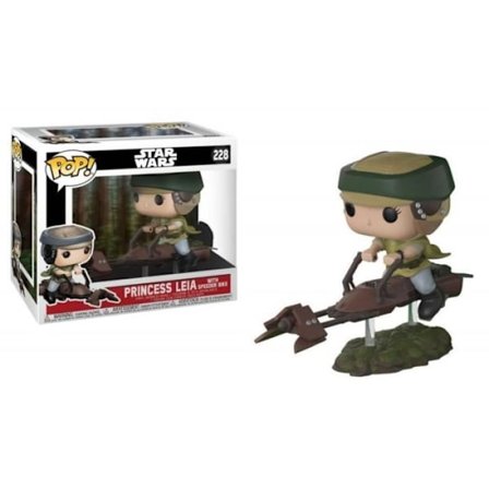 Funko POP! Deluxe: Star Wars: Speeder Bike med Leia