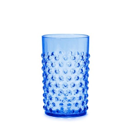 In Flore Cecilia Dricksglas, Höga, 2-pack Glas Blå 11 cm