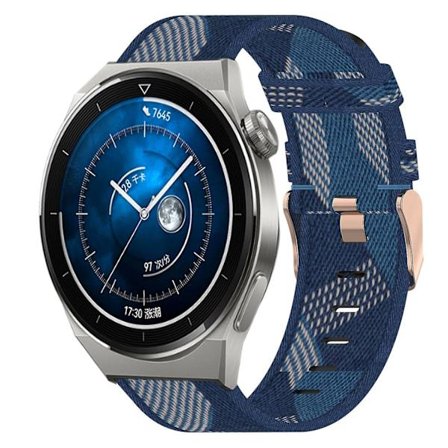 Vævet nylonurrem, kompatibel med Huawei Watch GT3 Pro 43mm