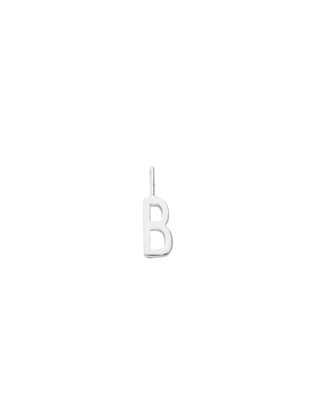 Design Letters 10Mm 925 Sterling Silver A-Z - Silver - ONE SIZE