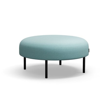 Stool VARIETY, Ø 900 mm, fabric Pod CS, turquoise