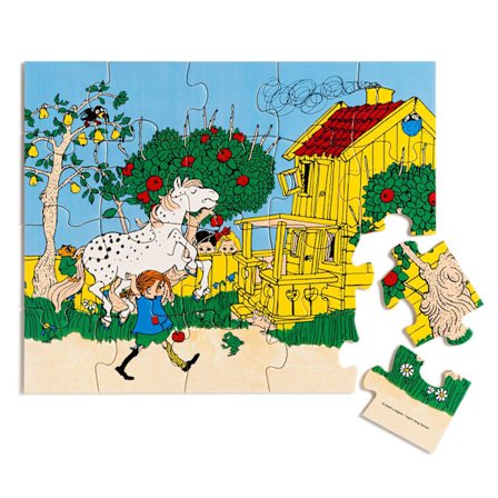 Pippi træpuslespil 20 brikker - Micki