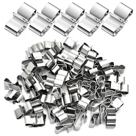 50 stk. Trailer Ram Wire Clips Solpanel Wire Clip Metal