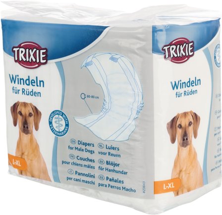 Trixie Blöjor för Hanhund L-XL 60-80 cm 12-pack