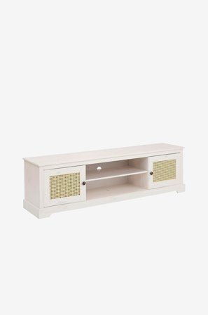 Loft24 - Lav skjenk Linda, 2 dører - Hvit - TV-benker & mediebenker - Fra Homeroom