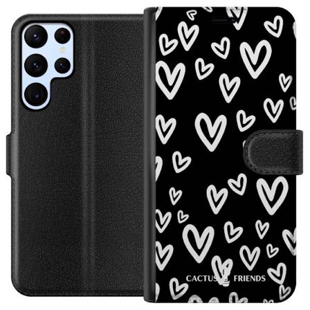 Kompatibelt Lommeboketui til Samsung Samsung Galaxy S24 Ultra Cactus and Friends - Handdrawn Love Chaos