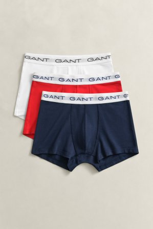 GANT Herren 3er-Pack Boxershorts (XXXL) Mehrfarbig