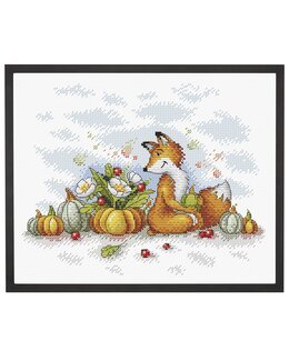 Broderikit Billede Lykkelige timer - M.P Studia