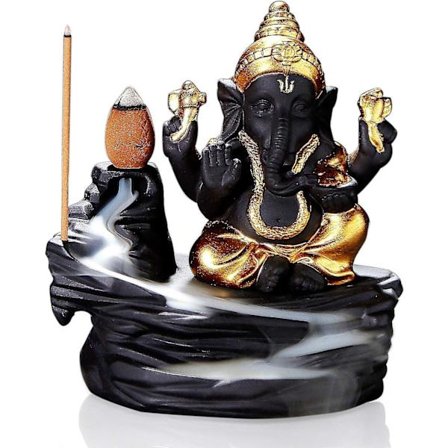 Käsintehty keraaminen suitsuketeline, Backflow-suitsukepoltin Fig