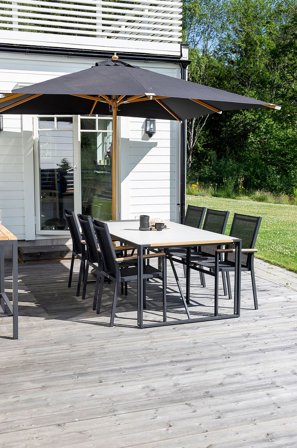 Venture Home - Aurinkovarjo Naxos - Musta - Auringonvarjot - - Homeroom