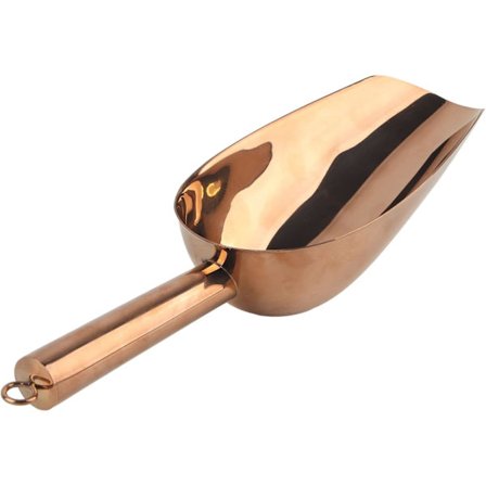 Jäätelökauha ruusukullanväristä ruostumatonta terästä - elintarvikehyväksytty kotikäyttöön [HK]