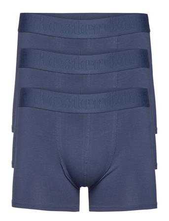 Boxer Org. Cotton 3-Pack Gots Blue Resteröds