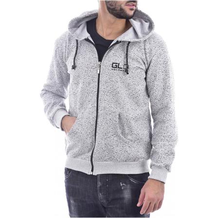 Goldenim paris, Sweat zippé Szary, Mężczyzna, Rozmiar: XL