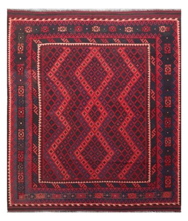 252X296 Tappeto Kilim Maimane Orientale Grandi (Lana, Afghanistan) Carpetvista