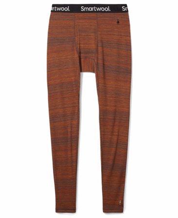 Smartwool Men's Classic Thermal Merino Base Layer Pattern Bottom Picante Heather Color Shift