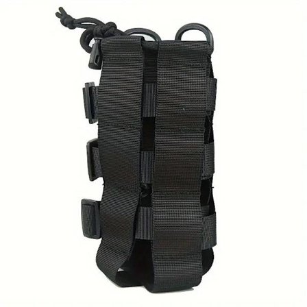 Vesipullokassi, taktinen sotilaallinen Molle-pussi, säädettävä pulloteline, yhteensopiva retkeilyyn, vaellukseen, kiipeilyyn ja pyöräilyyn