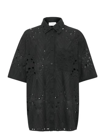 Gzbaylor Ss Shirt Black Gestuz