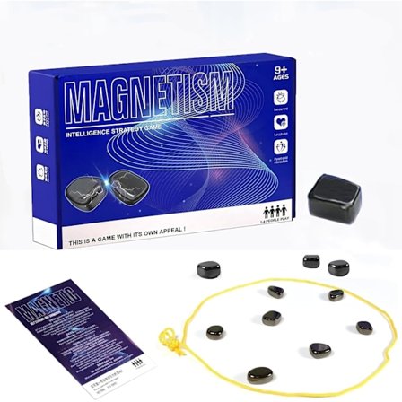 2-spillers festspil magnetisk skakspil Nyd familietid Rejsespil Sjovt spil Strategispil med svamp plast og instruktioner