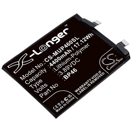 Akku älypuhelin, Matkapuhelin Xiaomi Xiaomi 12, 2201123G, 2201123C jne. varten.