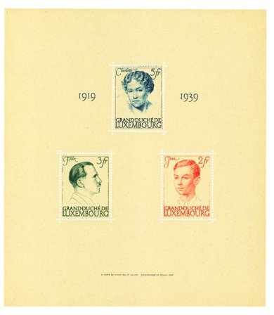 Luxembourg 1939 - MICHEL Blok 3 - Postfrisk