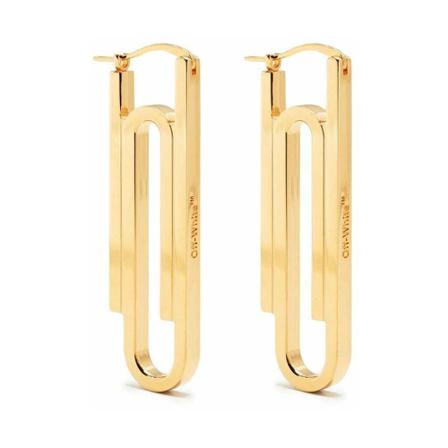 Off White, Earrings Geel, Dames, Maat:ONE Size