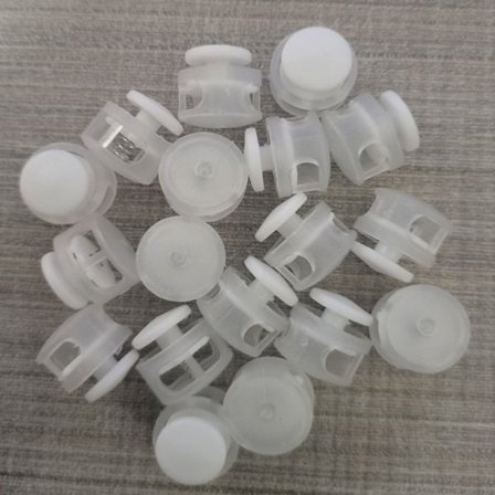 50 STK Skolisser Spenne Tauklemme HVIT 50 STK 50 STK