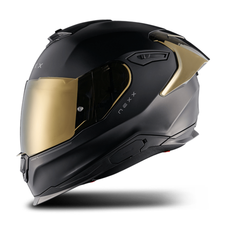 Kask Integralny Nexx Y.100R Subsonic Czarny/Złoty XL