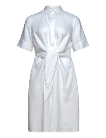 Lauren Women | Tie-Front Linen Shirtdress | 50