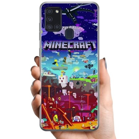 Kompatibelt Mobilskal till Samsung Samsung Galaxy A21s MineCraft