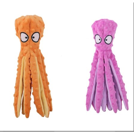 2 stycken 32 cm pipande hund leksak, oförstörbar plysch hund leksak, Squ